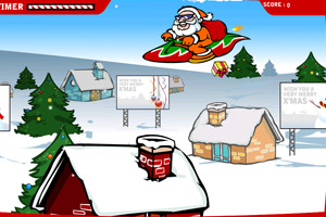 《圣诞老人投礼品》游戏画面1