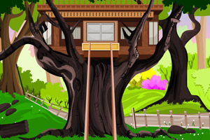 《逃离森林树屋》游戏画面1