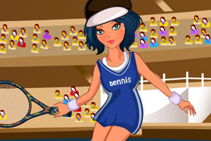 网球活力女孩