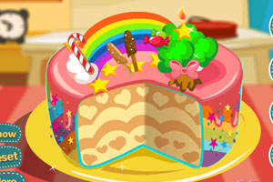 《彩虹蛋糕》游戏画面1