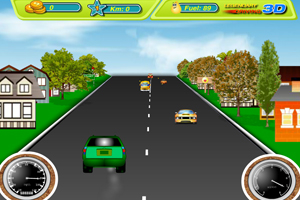 《3D逆行汽车》游戏画面1
