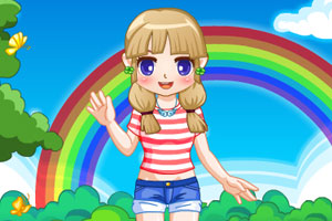 《彩虹衣裙》游戏画面1