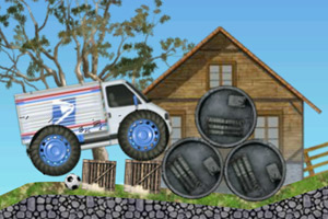 《送信大卡车积分版》游戏画面1