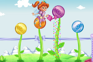 《小萝莉种糖果》游戏画面1