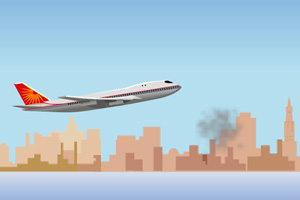 《驾驶飞机避空难》游戏画面1
