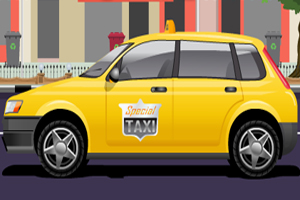 《粉刷出租车》游戏画面1