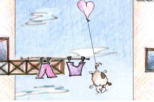 《气球飞猫》游戏画面1