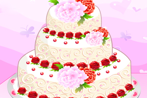 《浪漫婚礼蛋糕》游戏画面1