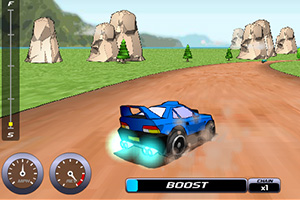 《3D疯狂漂移赛车无敌版》游戏画面1