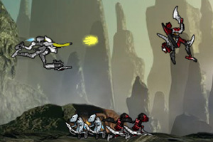 《机器人空中对战》游戏画面1