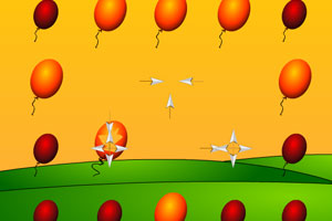 《万箭穿气球》游戏画面1