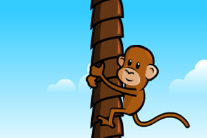 《猴子爬树》游戏画面1