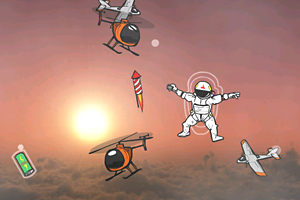 《太空降落》游戏画面1