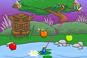 《小青蛙护池塘》游戏画面1