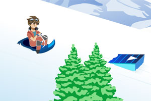 《爆丸小子滑雪》游戏画面1