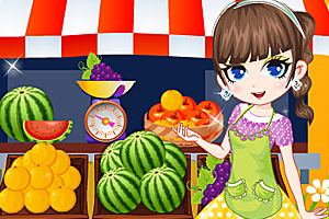《卖水果的女孩》游戏画面1
