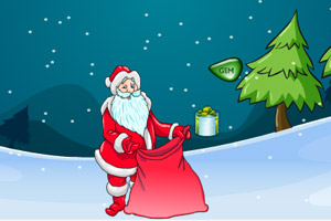 《圣诞老人接礼品》游戏画面1