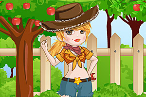 《苹果农场女孩》游戏画面1