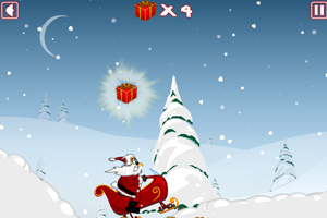 《圣诞老人玩雪橇》游戏画面1