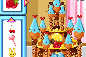 《巧克力城堡蛋糕》游戏画面1