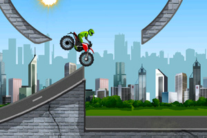 《障碍摩托赛》游戏画面1