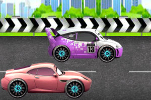 《高速路上的飙车》游戏画面1