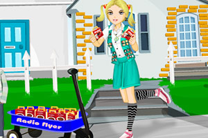 《卖饼干的小女孩》游戏画面1