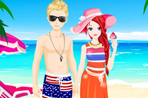 《情侣海边度假》游戏画面1
