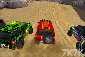 《3D峡谷四驱车》游戏画面1