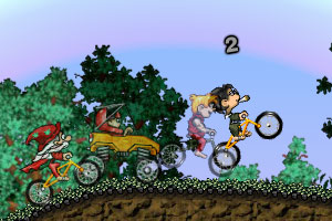 《疯狂单车争霸赛2》游戏画面1