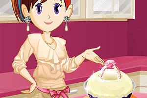 《跟莎拉学做婚礼蛋糕》游戏画面1