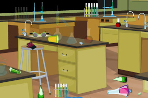 《整理化学实验室》游戏画面1