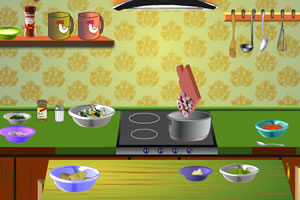 《西葫芦炖香肠》游戏画面1