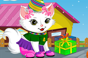 《小猫咪生日》游戏画面1