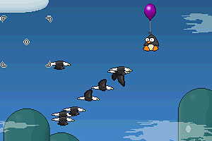 《飞翔的企鹅》游戏画面1
