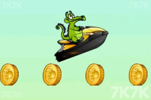 《小鳄鱼摩托艇》游戏画面4