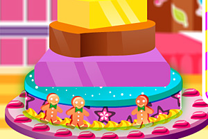 《五层蛋糕装饰》游戏画面1