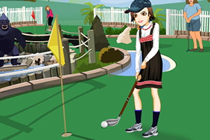 《打高尔夫的女孩》游戏画面1