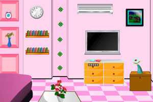 《粉色房间逃生》游戏画面1