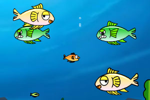 《大鱼狂吃小鱼》游戏画面1
