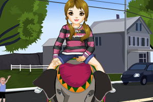 《骑大象的女孩》游戏画面1