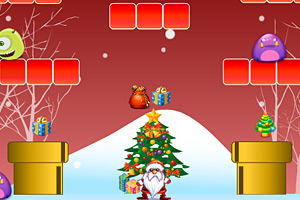 《跳跃的圣诞老人》游戏画面1