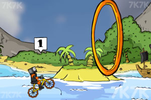 《疯狂脚踏车赛》游戏画面4