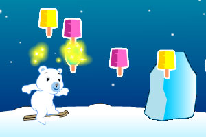 《小熊玩滑雪》游戏画面1