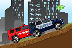 《警车越野赛》游戏画面1