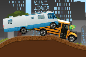 《超长巴士赛车》游戏画面1