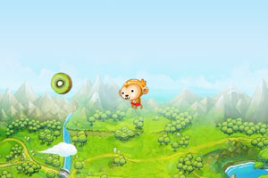 《小猴吃水果》游戏画面1