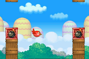 《红色像素鸟》游戏画面1