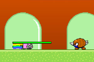 《霓虹猫版马里奥》游戏画面1