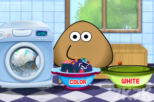 《外星宠物洗衣服》游戏画面5